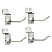 100 x Slatwall Single Hook Pin Shop Display Fitting Prong Hanger 50mm