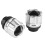 CNC Motorrad Gabel Slider Silber Aluminium 2 Stück 9