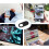 Webcam Covers (6 Pack), 0.7mm Ultra Thin Web Camera Cover Blocker for Mobile Phone, Laptop, Computer, 9