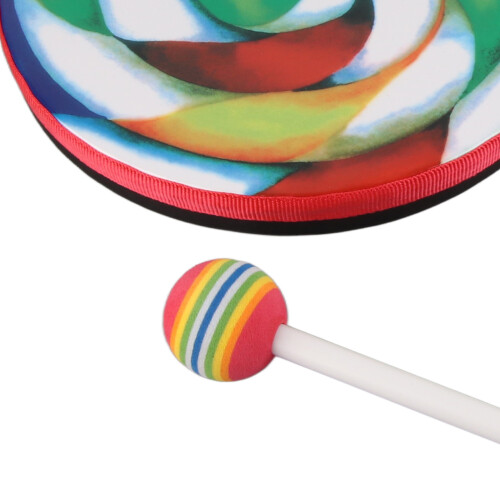 Percussion Handtrommel Regenbogen Kinder 8 Zoll 1