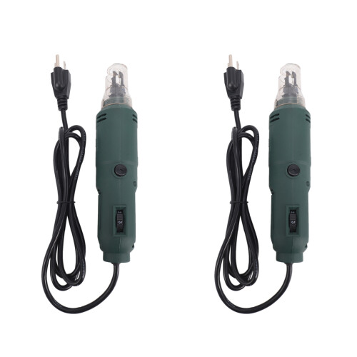 2X DF-6 110V Enameled Wire Stripping Machine Varnished Wire Stripper Enameled Copper Wire Stripper Cleans US Plug