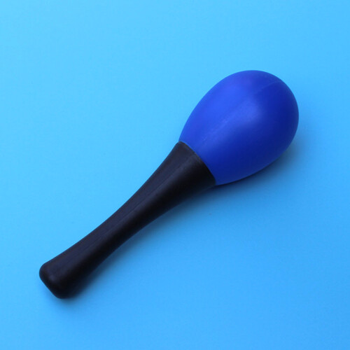 Blue Plastic Kid Maracas - Educational Shaker Toy