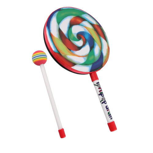 Kinder Handtrommel Regenbogen 8 Zoll 1