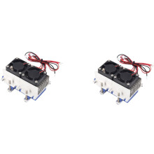 2X 144W Thermoelectric Peltier Refrigeration Cooler 12V Semiconductor Air Conditioner Cooling System DIY Kit