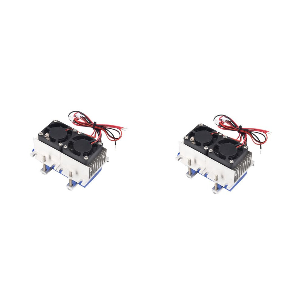 2X 144W Thermoelectric Peltier Refrigeration Cooler 12V Semiconductor Air Conditioner Cooling System Diy Kit 6033677674209