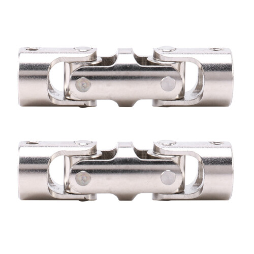 2X Rc Double Universal Joint Cardan Joint Gimbal Couplings with Screw,5X5mm