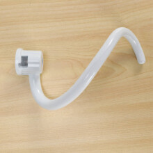2X Spiral Dough Hook Replacement for Kitchen Aid Mixer - Coated Dough Hook for K5SS K5A KSM5 KS55 Pro 600 Beater