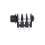 Stereo Jack Socket 6.35mm 6P Microphone Connector for Replacement Durable Metal 9