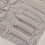 2X Luxury Samt Schmuckrolle  Ohrringe Armband Display Organizer Pouch Grau 4