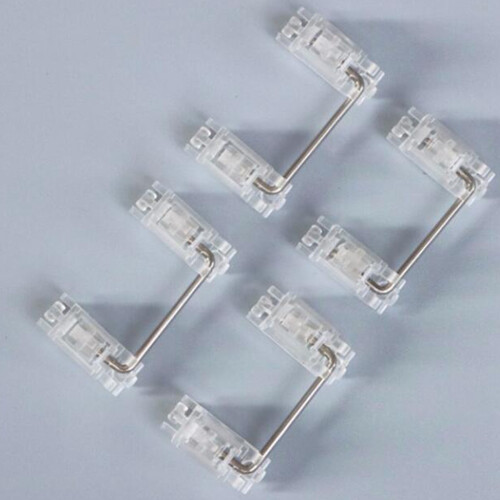 2X Mechanical Keyboard  Mx  Pcb Mounted  Stabilizer Clear Transparent Case 2