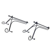 (4 Pack)Iron Display Stand, Black Iron Easel Plate Display Photo Holder Stand, Displays Picture Frames, Cookbooks 5 Inch