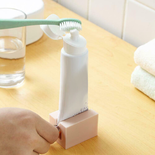 8Pcs Multifunctional Toothpaste Tube Squeezer Plastic Tooth Paste Holder Dispenser 2
