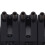 6 Stück E-Gitarren Brückensättel Schwarz 7