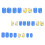 24PCS Glossy Blue Press on Nails - Long Lasting & Reusable 2