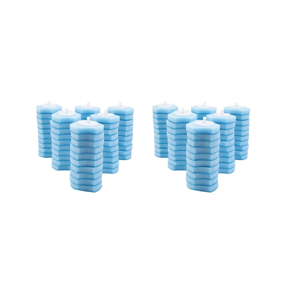 Semoic Disposable Toilet Cleaning System Disposable Toilet Flushable Refill Fresh Brush Flushable Refills - 120 Refills