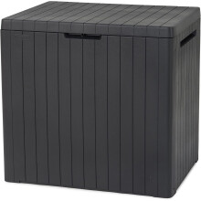 113L Wood Effect Outdoor Storage Box