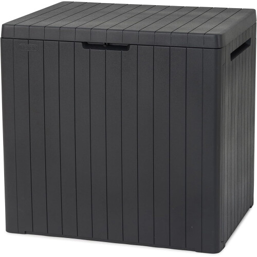 113L Wood Effect Outdoor Storage Box