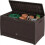 310L Woven Effect Garden Storage Box Brown 1