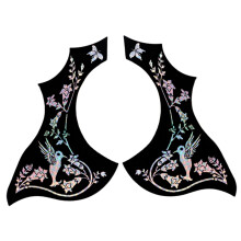 2 Sztuk Gitara Pickguard PłYta ChroniąCa Przed Zarysowaniami Samoprzylepna Naklejka na Wytrych do CzęśCi do Gitary Akustycznej