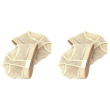 2X Profi Bauch / Ballett Tanz Zehen Pad Praxis Schuhe Fuss Tanga Schutz Tanz Socken Kostuem Gamaschen Zubehoer S