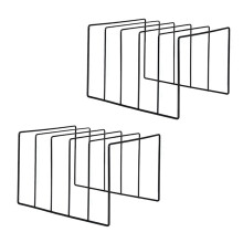 2X Metall Vinyl Schall Platten Regal Platten Spieler Lager Regal Ausstellungs Stand Halter B.