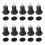High Profile Bell Glides Replacement for Office Chair Without Wheels & Bar Stool, Fixed Stationary Caster Glide, 10-Pack 1