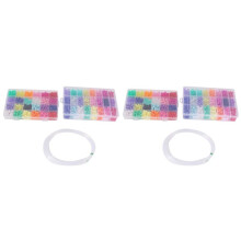 Beads, 3800 Pcs 9mm Beads Set in 24 Colors avec Elastic String pour Bracelet Jewelry Making