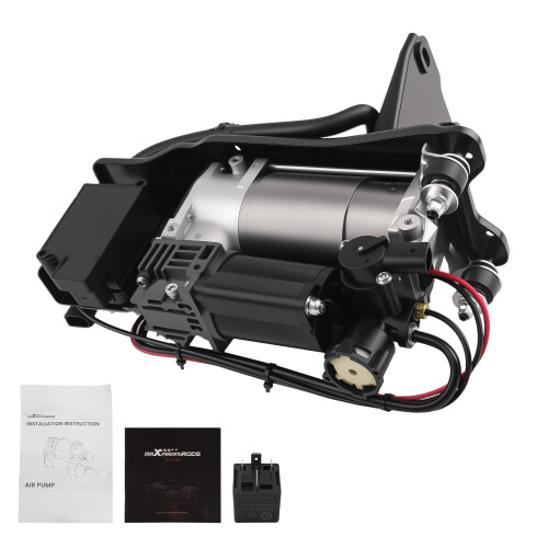 Kompressor + Halterung + Ventil + Relais for AUDI A6 C6 4F 4F0616005E 4F0616013 2