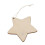 20X Wooden Star Shapes, Plain Wood  Tags with Hole (10Cm) 5