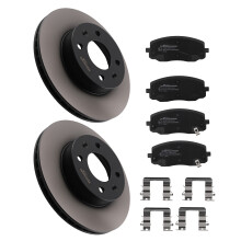 Dischi Freno 241mm + Pastiglie Kit Anteriore for Hyundai i10 PA 517120X500