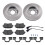 Discos Freno Traseros + Pastillas for VW Multivan T5 2003-2015 1