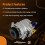 Compressore AC 7SEU17C for BMW E65 730 6917859 Alluminio PAG46 9