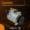 Compressore AC 7SEU17C for BMW E65 730 6917859 Alluminio PAG46 10