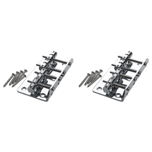 2X Assemblage de Chevalet de Basse Vintage pour Basse Jazz Vintage et Basse de Précision