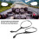 Universal 10mm Motorcycle Rearview Side Mirrors - Clear & Adjustable 1
