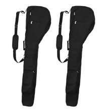 2X Nieuwe Club Draagtas Carry Driving Range Reistas Waterbestendige Opvouwbare Golftas Draagtas, Zwart