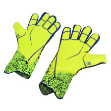 Verdickte Latex-Fußballtorhüter-Handschuhe fluoreszierend Größe 6