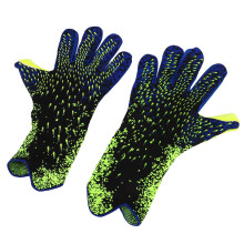 Verdickte Latex-Fußballtorwart-Handschuhe Fluoreszierend Größe 9 Rutschfest