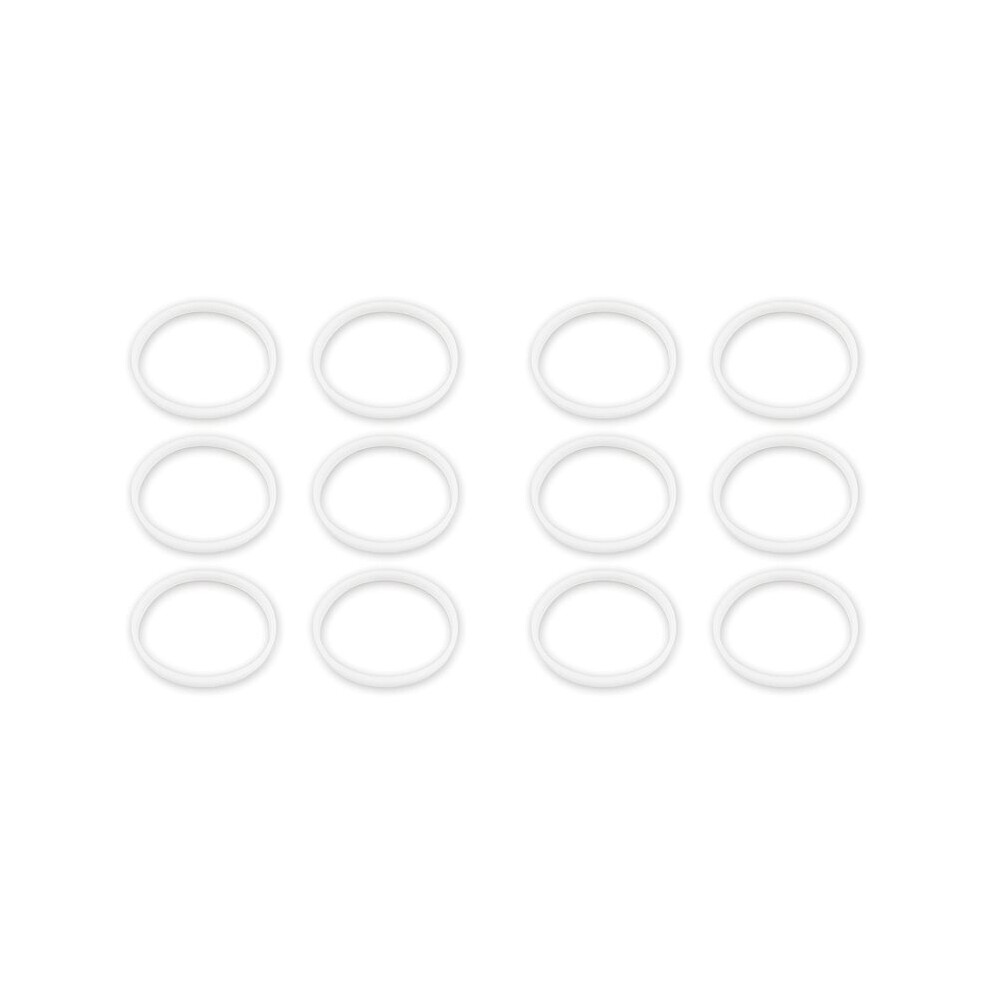 12 Pack Rubber Gaskets Replacement Seal White O-Ring For Juicer Blender Cups Replacement Parts Seals Bl770 Small 4712542478563