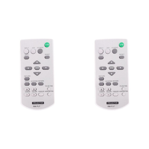 2X for  Wireless  Projector Remote Control Replacement (RM-PJ7)