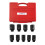 29mm-38mm 9pcs 1/2"drive Deep 6 Sided Impact Socket Set Metric Axle Hub Nut 2