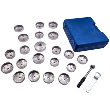 23Pcs Cap Type Oil Filter Wrench Set Automotive Removal Socket Tool Kit New