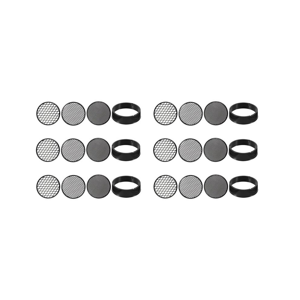 6Pack Sifting Pan Outdoor Gold Panning Soil Sifter Garden Sieve Mesh Garden Sifting Pan Soil Sand Sieve For Outdoor 4711929152416
