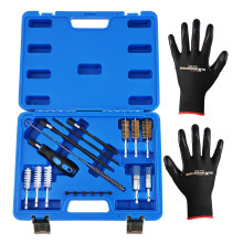 Herramienta Limpieza Profesional for Inyectores Motor con Cepillos y Tapones