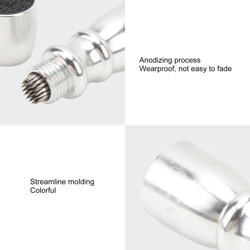3-in-1 Aluminium Pool Cue Tip Werkzeug, Universaler Billardformer, Silber 2