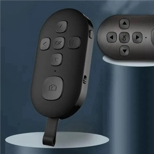 2X Bluetooth5.0 Mobile Phone Remote Control Button for Phone Selfie Shutter E-Book Page Turning Wireless ControllerA 2