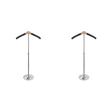 2X Height Adjustable Shirt Display Stand, T Shirt Display Stand for Vendors, Shirt Rack for Clothing Dress Garment Coat