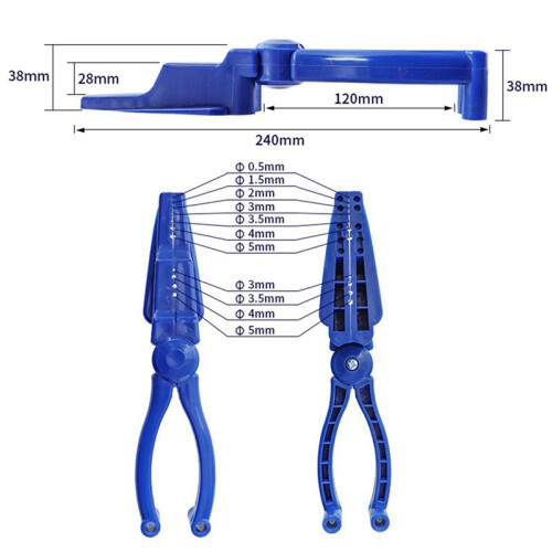 2X Nail Clamp Nailing Assistant Nailing Clamp Hammer Protector Nail Fixing Tool 2
