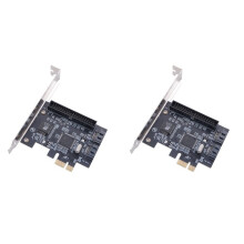 2X Scheda Grafica PCI e Desktop un Scheda Adattatore  un 2 Porte Scheda di Espansione PCI e un  IDE Scheda Adattatore IDE da 3,5 Pollici