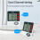 5X Kitchen Timer Digital Timer with Alarm Clock/Thermometer Function for Cooking Egg Timer Classroom Timer for Teacher 5